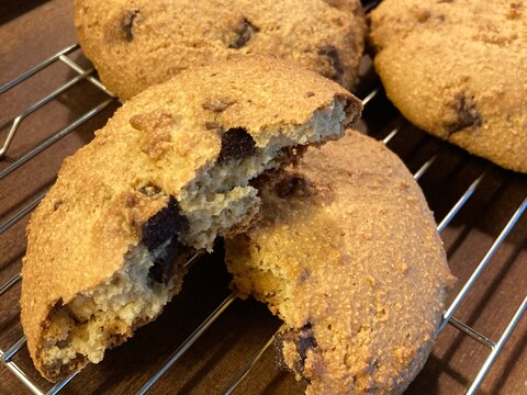 油なし!オートミールでスタバ風アメリカンクッキー